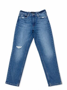 Free Assembly Distressed Straight Leg Jeans Women’s Size 6